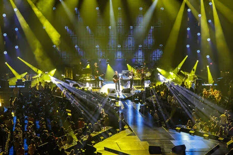 Wide arena stage view