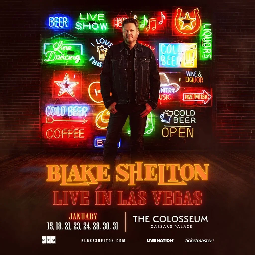 Las Vegas concert poster